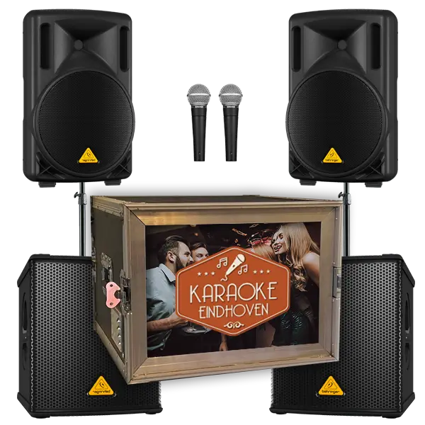 uitgebreide karaokeset huren voor feesten voor bedrijven